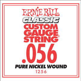 Струна для электрогитар ERNIE BALL .056 Pure Nickel P01256, фото 